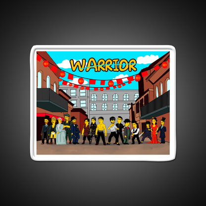 Warriors Of Chinatown Awesome Tv Show Artwork Asian Cultural Led Neon Sign Rgb Color - LED neon sign view 11