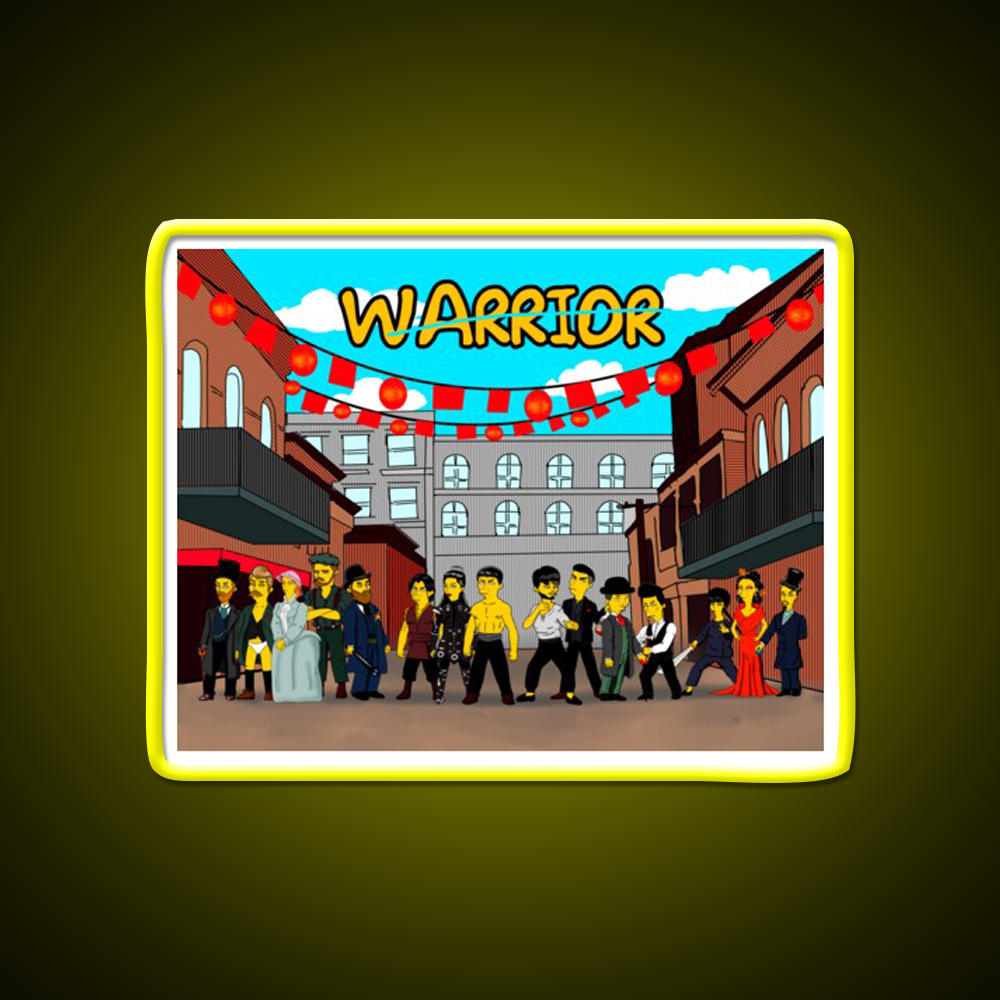 Warriors Of Chinatown Awesome Tv Show Artwork Asian Cultural Led Neon Sign Rgb Color - LED neon sign view 7