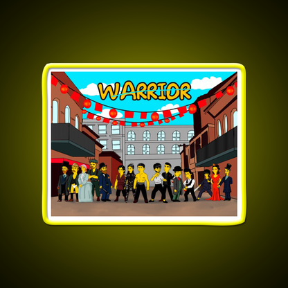 Warriors Of Chinatown Awesome Tv Show Artwork Asian Cultural Led Neon Sign Rgb Color - LED neon sign view 7