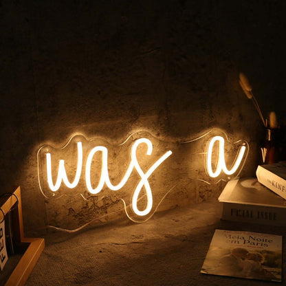 Was A Yellow Led Neon Sign - Shineneon