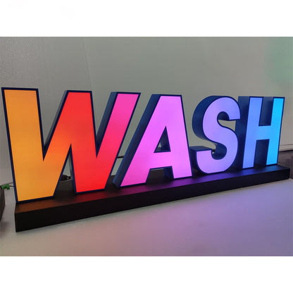 Wash 3D Frontlit Channel Letters Led Light Sign