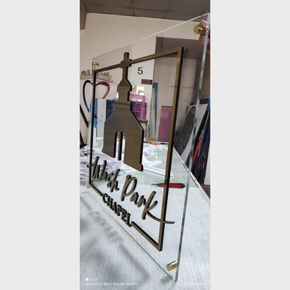 Wash Park Acrylic Business Logo Sign - Shineneon