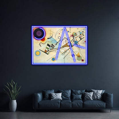 Wassily Kandinsky Composition Wall Artwork Neon Signs