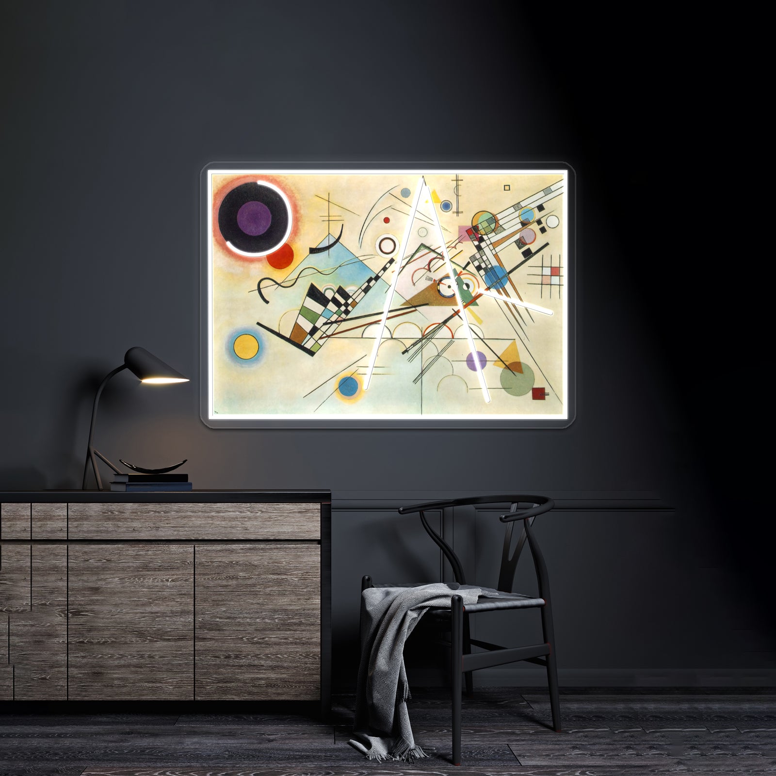 Wassily Kandinsky Composition Wall Artwork Neon Signs | Shineneon
