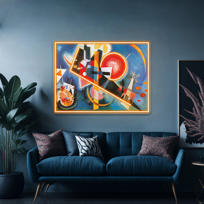 Wassily Kandinsky In Blue Wall Artwork Neon Signs | Shineneon