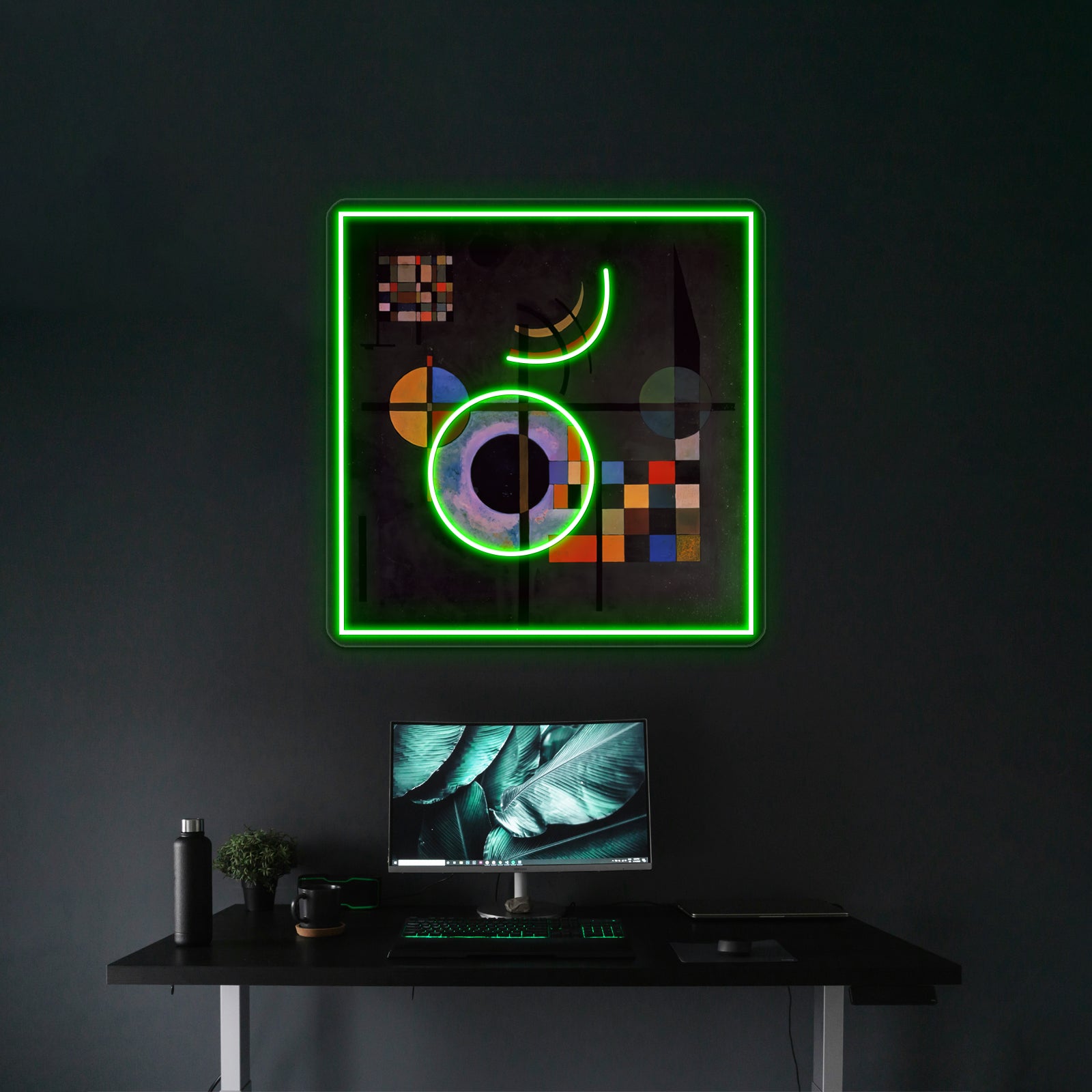 Wassily Kandisky Counter Weights Abstract Art Wall Artwork Neon Signs | Shineneon