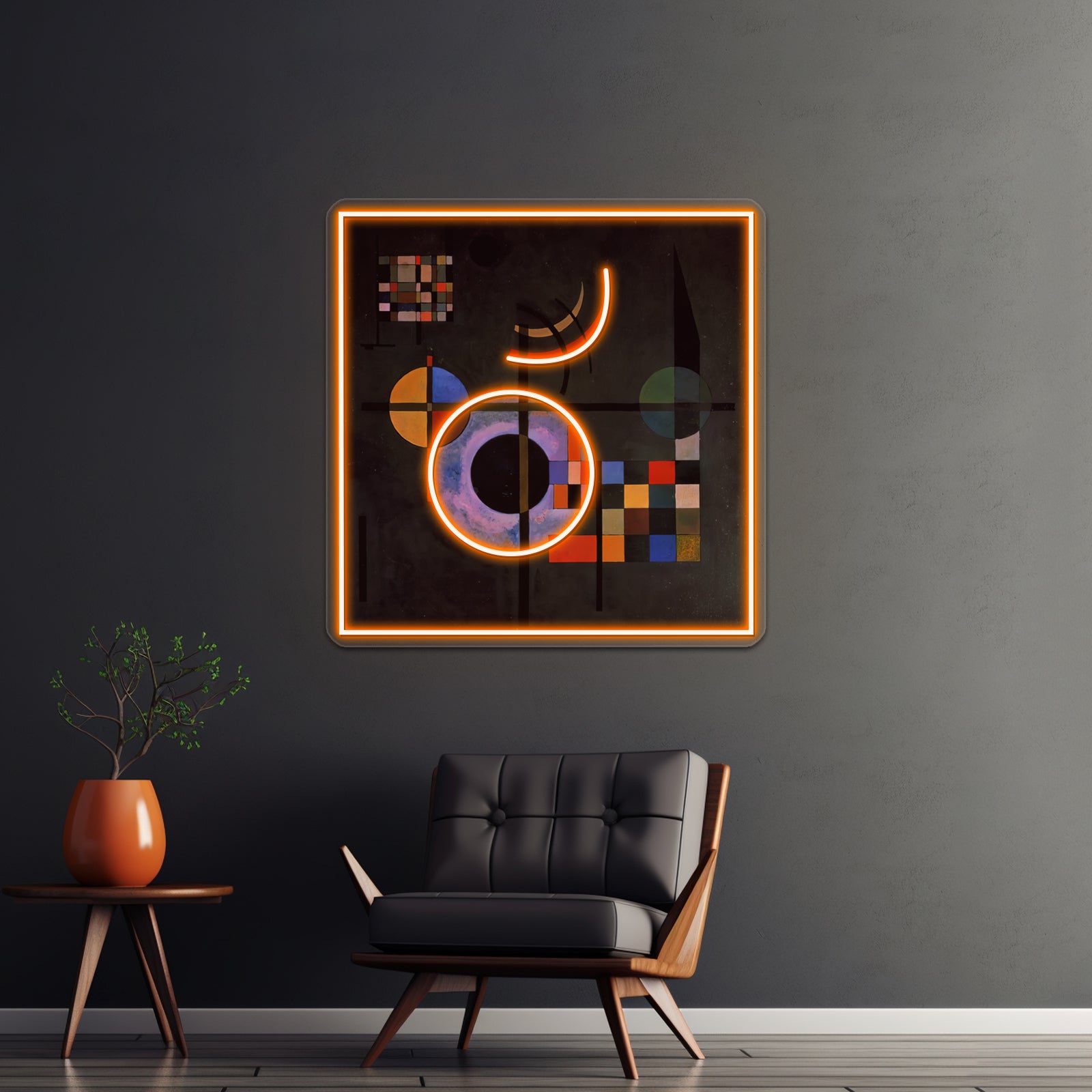 Wassily Kandisky Counter Weights Abstract Art Wall Artwork Neon Signs | Shineneon