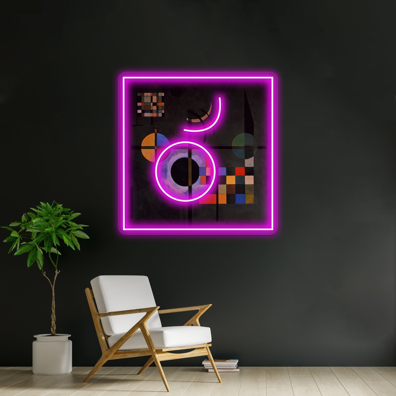 Wassily Kandisky Counter Weights Abstract Art Wall Artwork Neon Signs | Shineneon