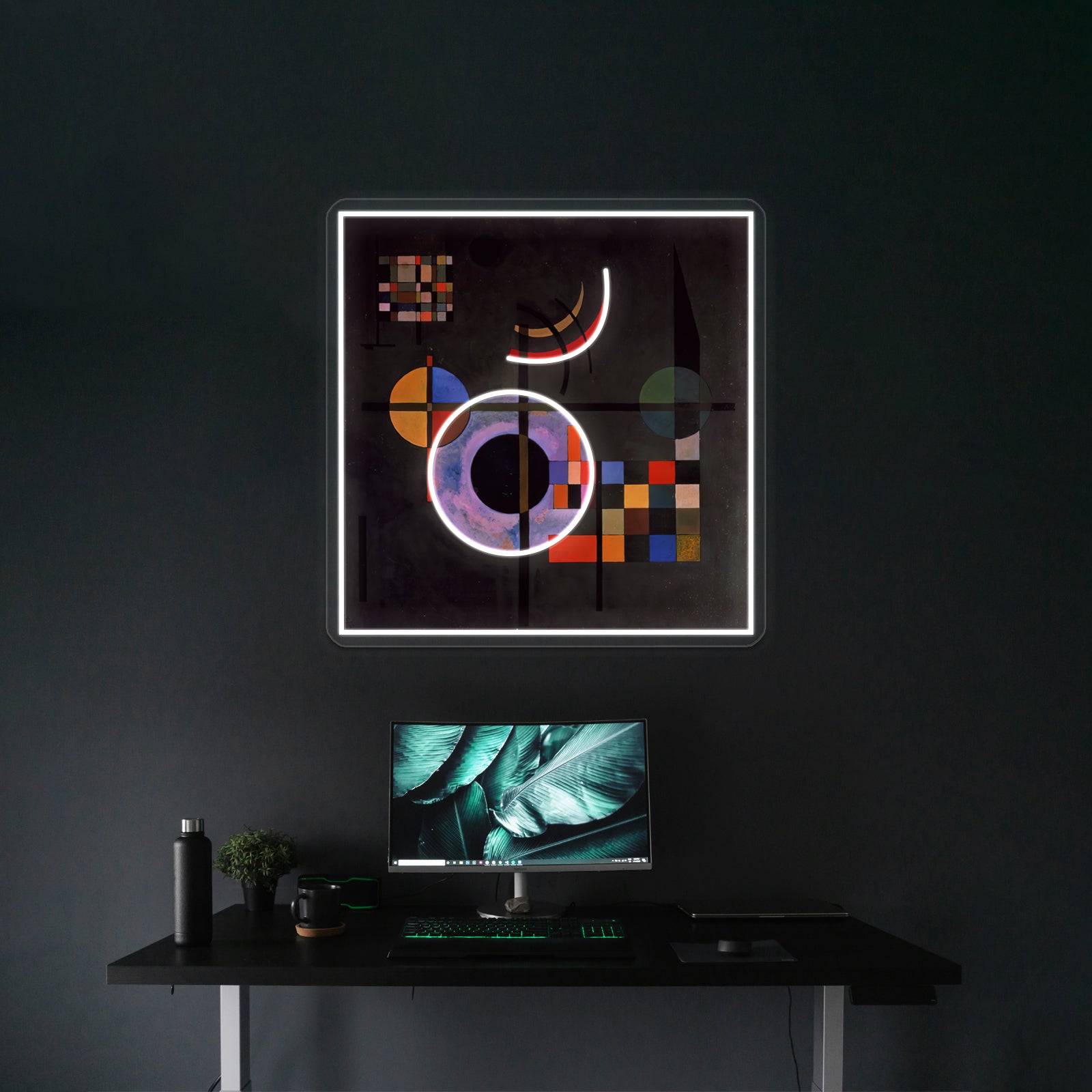 Wassily Kandisky Counter Weights Abstract Art Wall Artwork Neon Signs | Shineneon