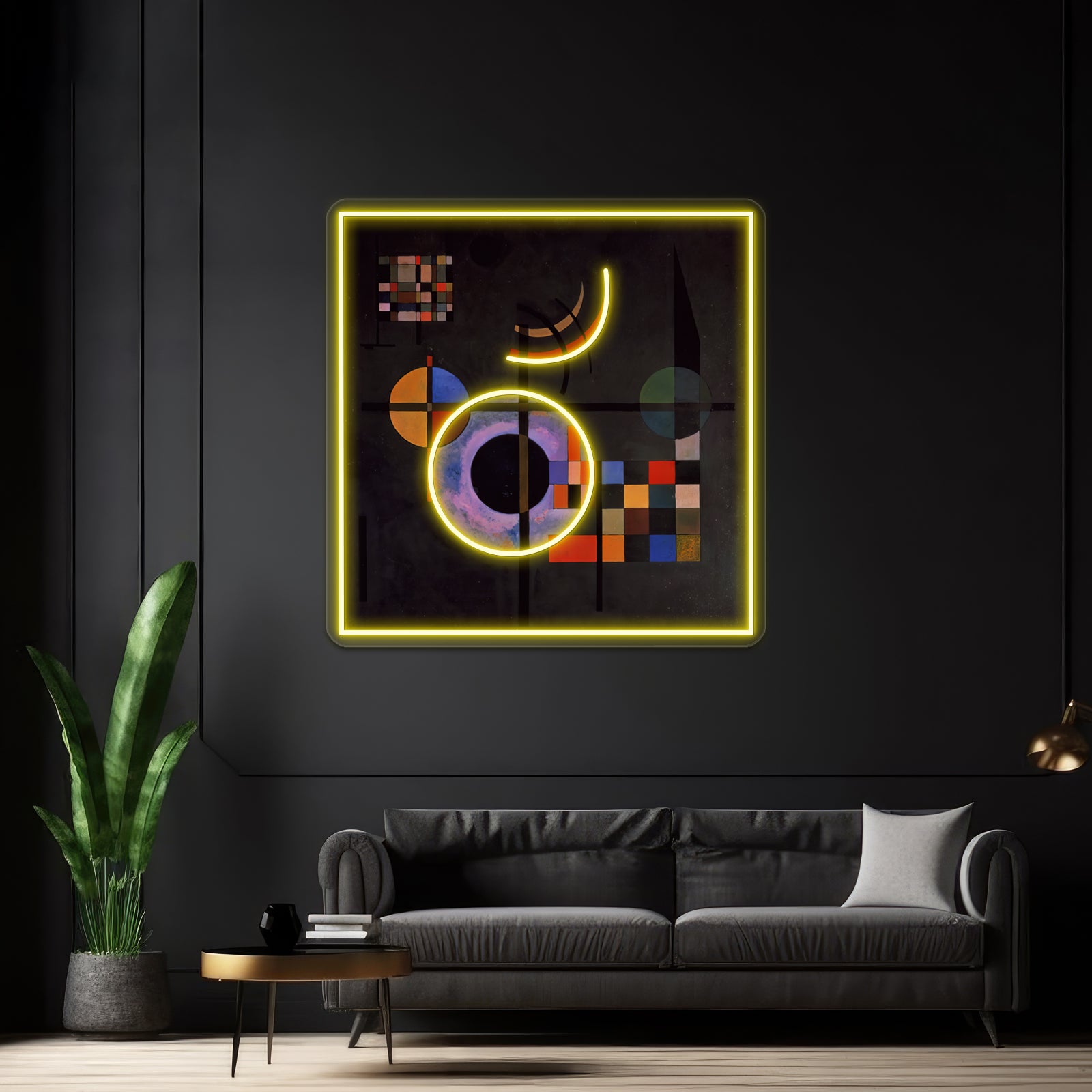 Wassily Kandisky Counter Weights Abstract Art Wall Artwork Neon Signs | Shineneon