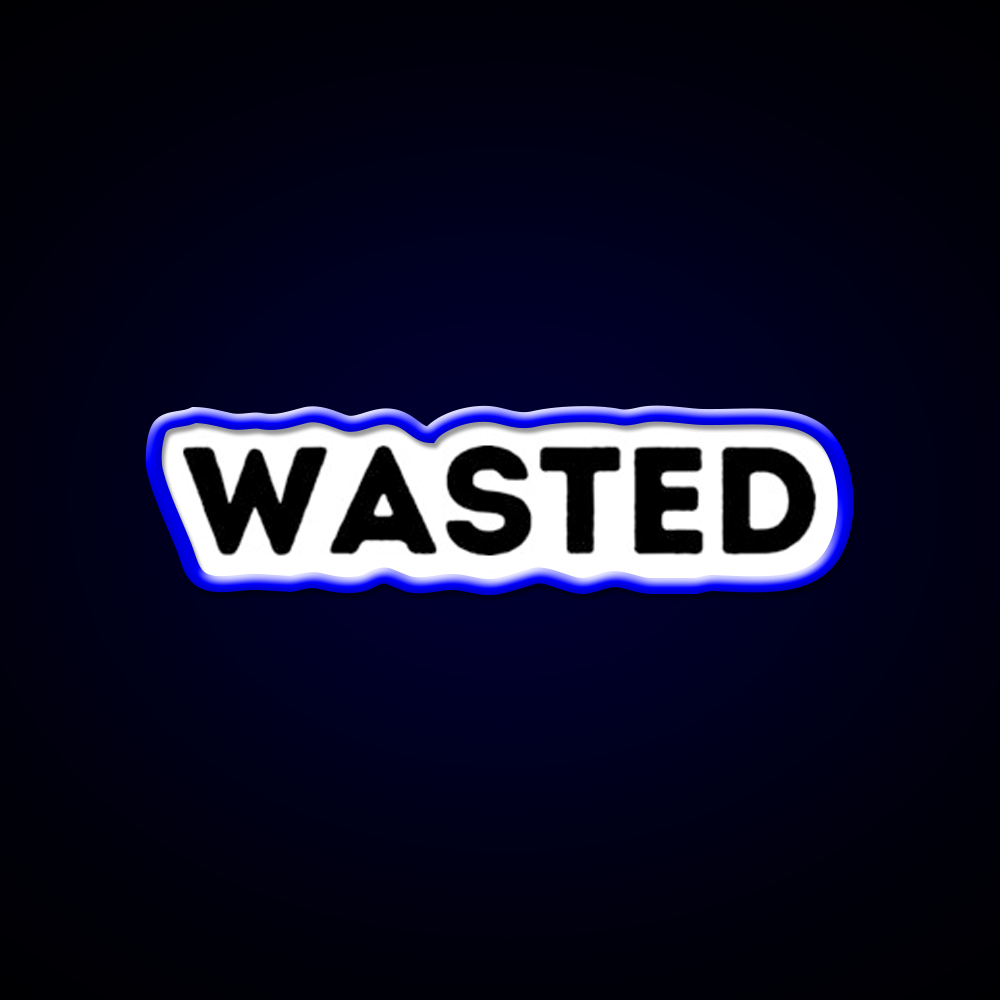 Wasted Man Cave Bar Led Neon Sign Rgb Color