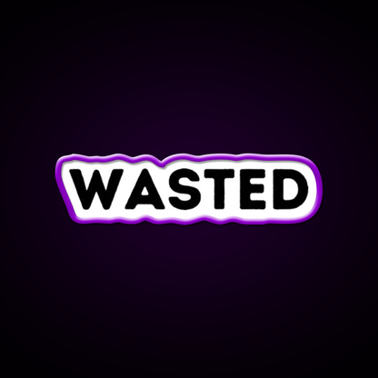 Wasted Man Cave Bar Led Neon Sign Rgb Color