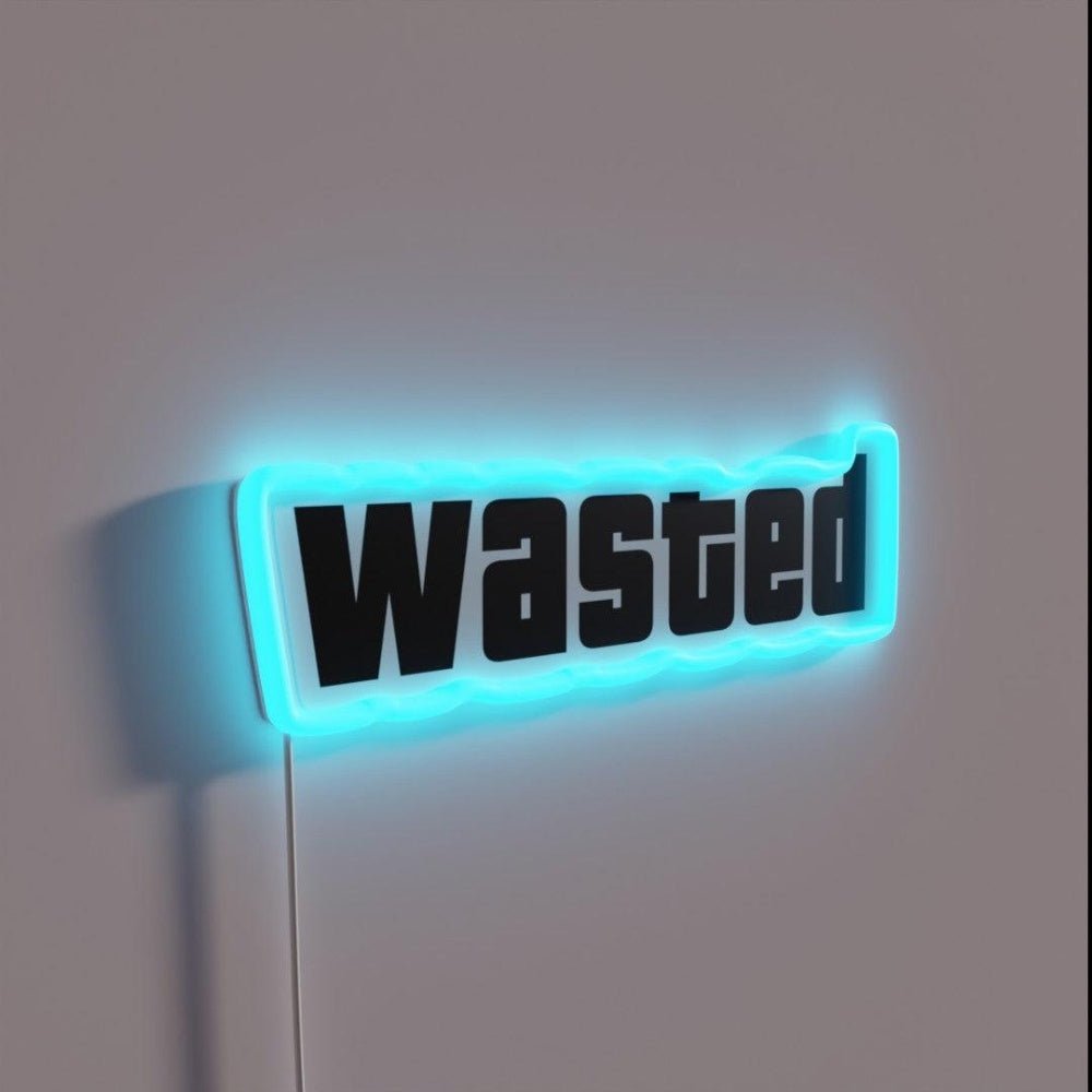 Wasted Rgb Led Neon Sign - Shineneon