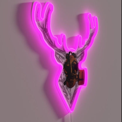 Wasteland Stag Rgb Led Neon Sign - Shineneon