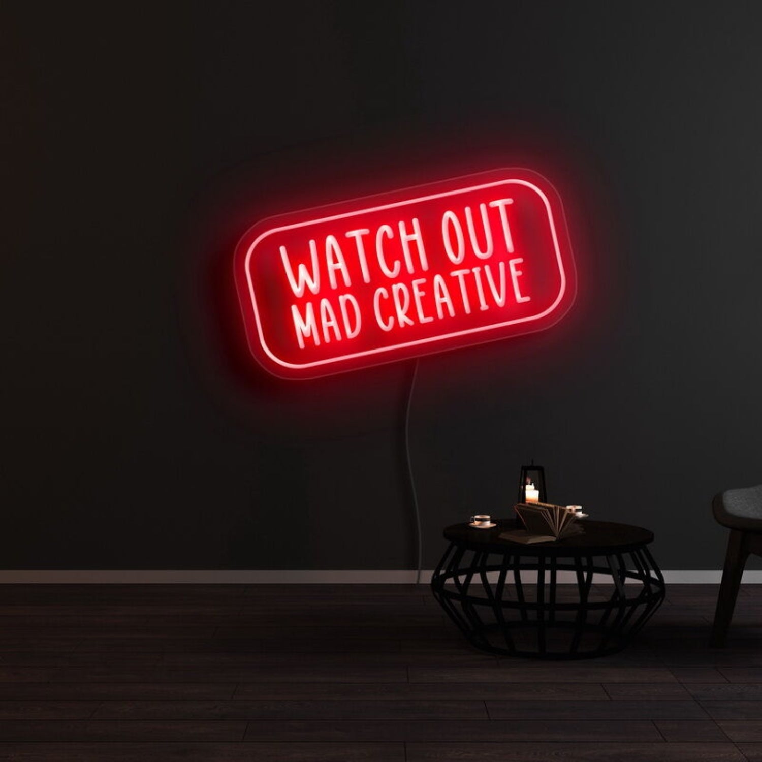 Watch Out Mad Creative Led Neon Sign | Shineneon