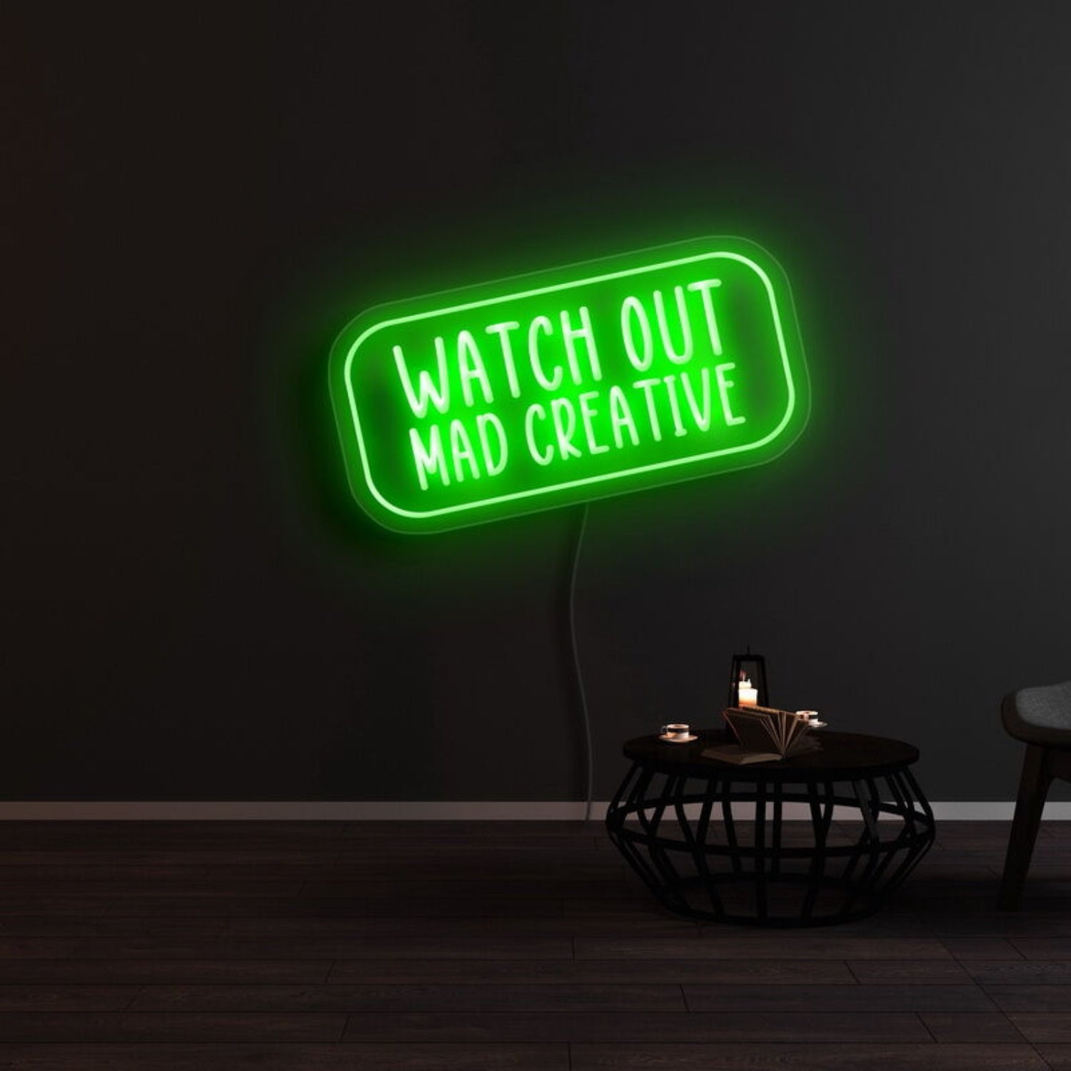 Watch Out Mad Creative Led Neon Sign | Shineneon
