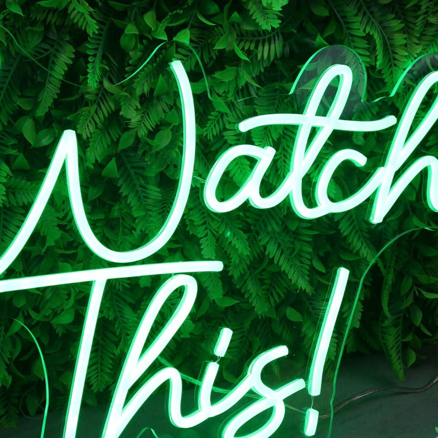 Watch This Green Led Neon Sign - Shineneon