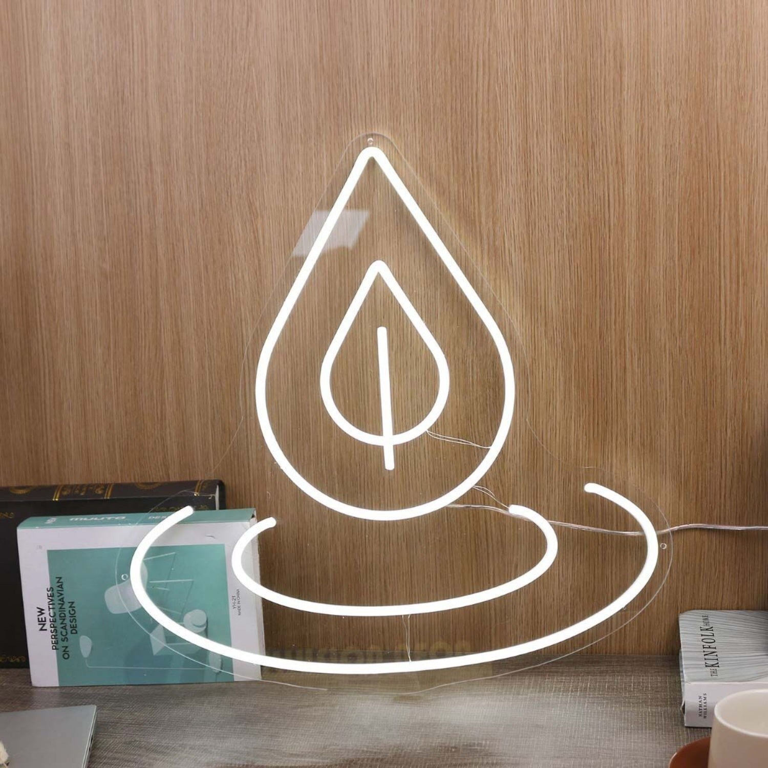 Water Dropping White Led Neon Sign - Shineneon