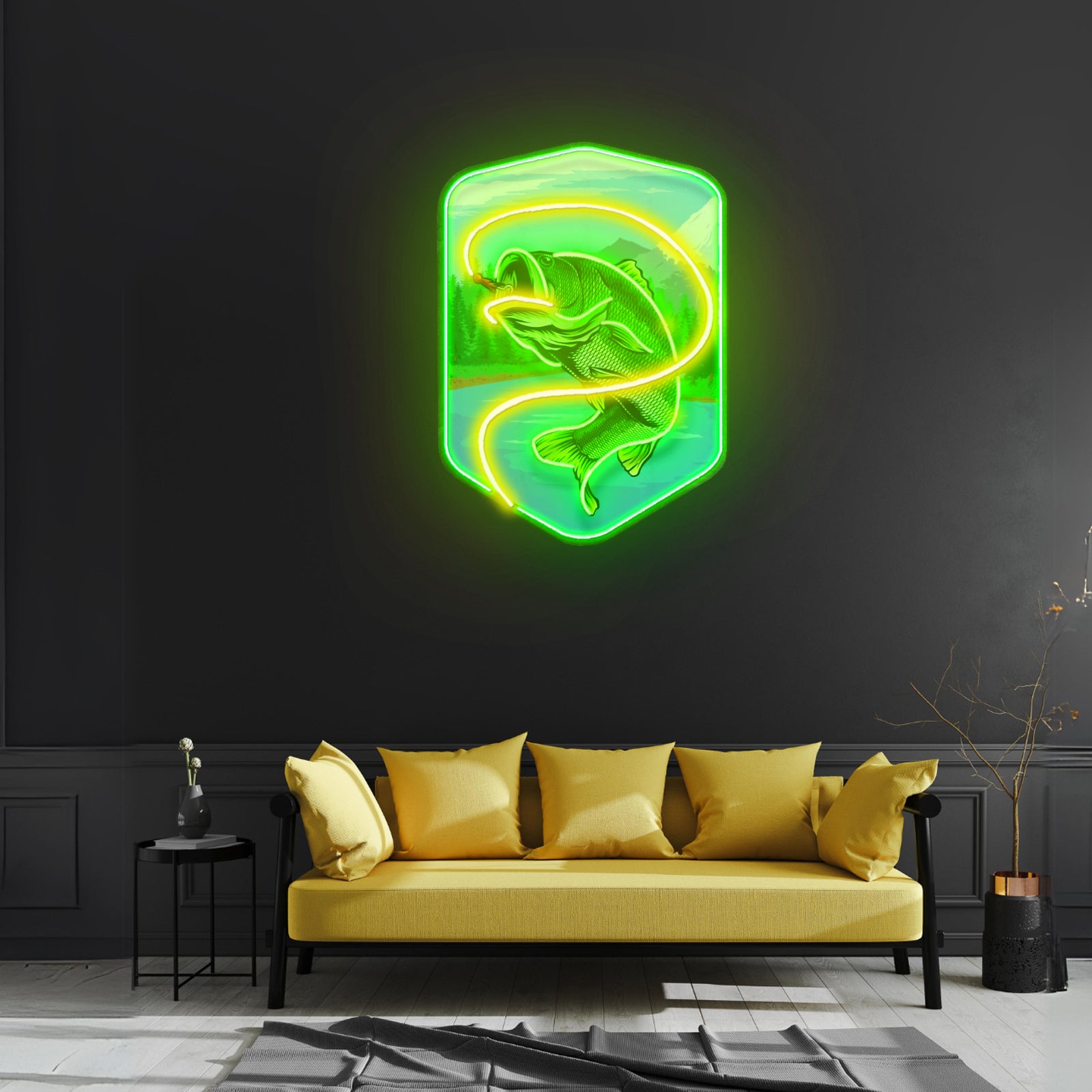 Watermelon Skull Custom Led Signs Artwork For Sale