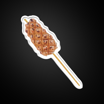 Watercolour Squid Skewer Led Neon Sign Chinese Food Rgb Color