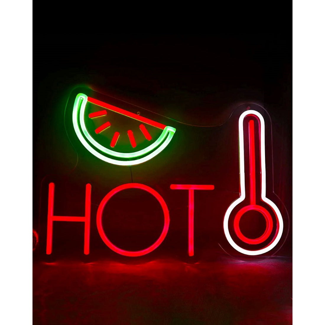 Watermelon And Thermometer Hot Led Sign Business Neon Sign