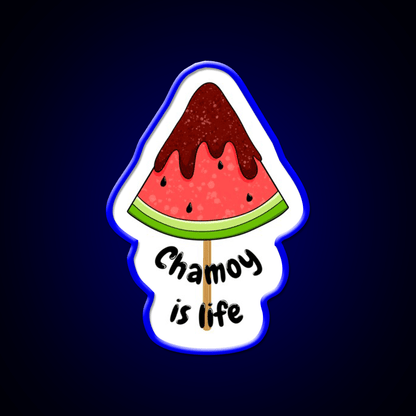 Watermelon Chamoy On A Stick Snack Food Led Neon Sign Rgb Color - Shineneon