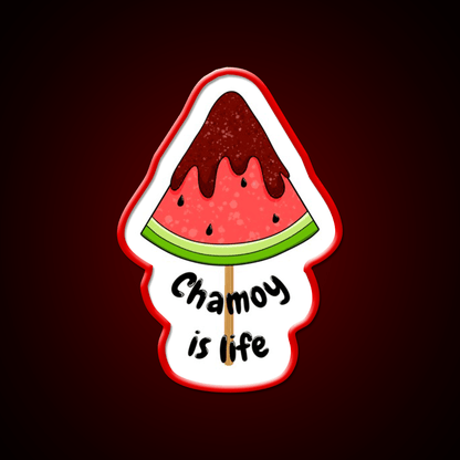 Watermelon Chamoy On A Stick Snack Food Led Neon Sign Rgb Color - Shineneon