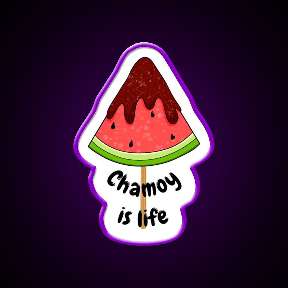 Watermelon Chamoy On A Stick Snack Food Led Neon Sign Rgb Color - Shineneon