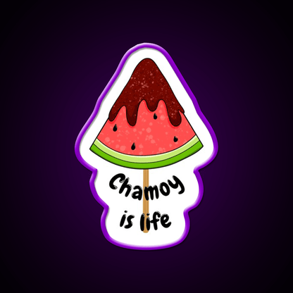 Watermelon Chamoy On A Stick Snack Food Led Neon Sign Rgb Color - Shineneon