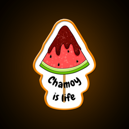 Watermelon Chamoy On A Stick Snack Food Led Neon Sign Rgb Color - Shineneon