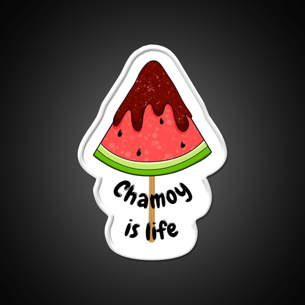 Watermelon Chamoy On A Stick Snack Food Led Neon Sign Rgb Color - Shineneon