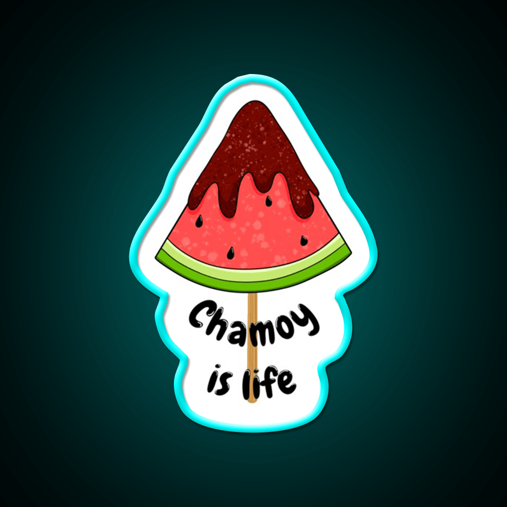 Watermelon Chamoy On A Stick Snack Food Led Neon Sign Rgb Color - Shineneon