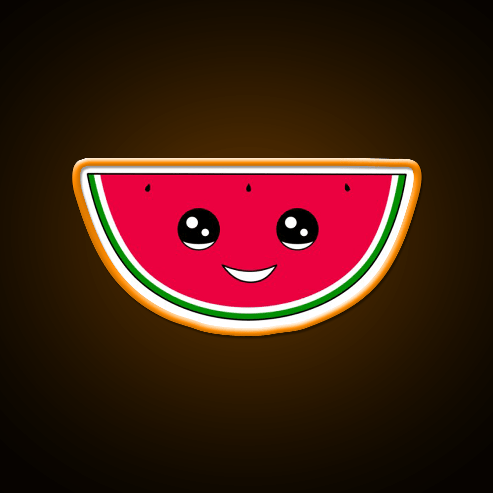 Watermelon Cutie Snack Food Led Neon Sign Rgb Color - Shineneon
