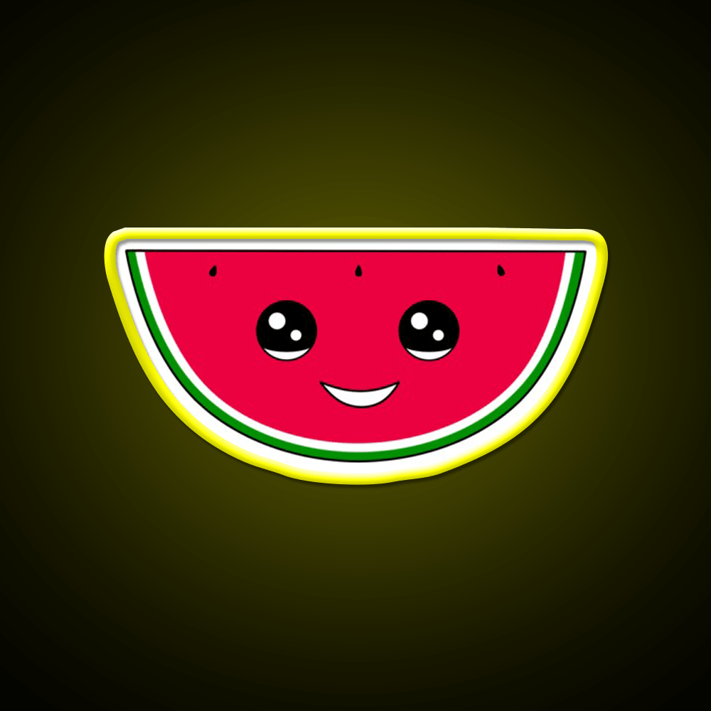 Watermelon Cutie Snack Food Led Neon Sign Rgb Color - Shineneon