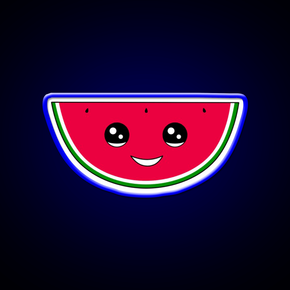 Watermelon Cutie Snack Food Led Neon Sign Rgb Color - Shineneon