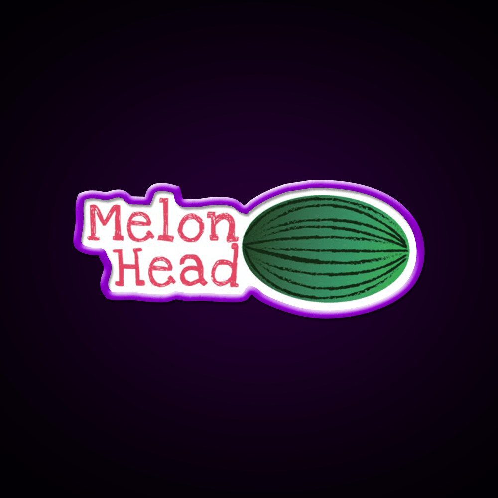 Watermelon Head Snack Food Led Neon Sign Rgb Color - Shineneon