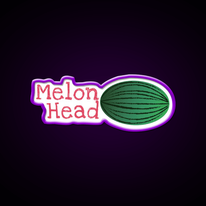 Watermelon Head Snack Food Led Neon Sign Rgb Color - Shineneon