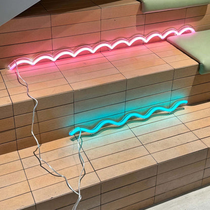 Wave Together Wavy Lines Led Neon Sign Wall Art | Shineneon