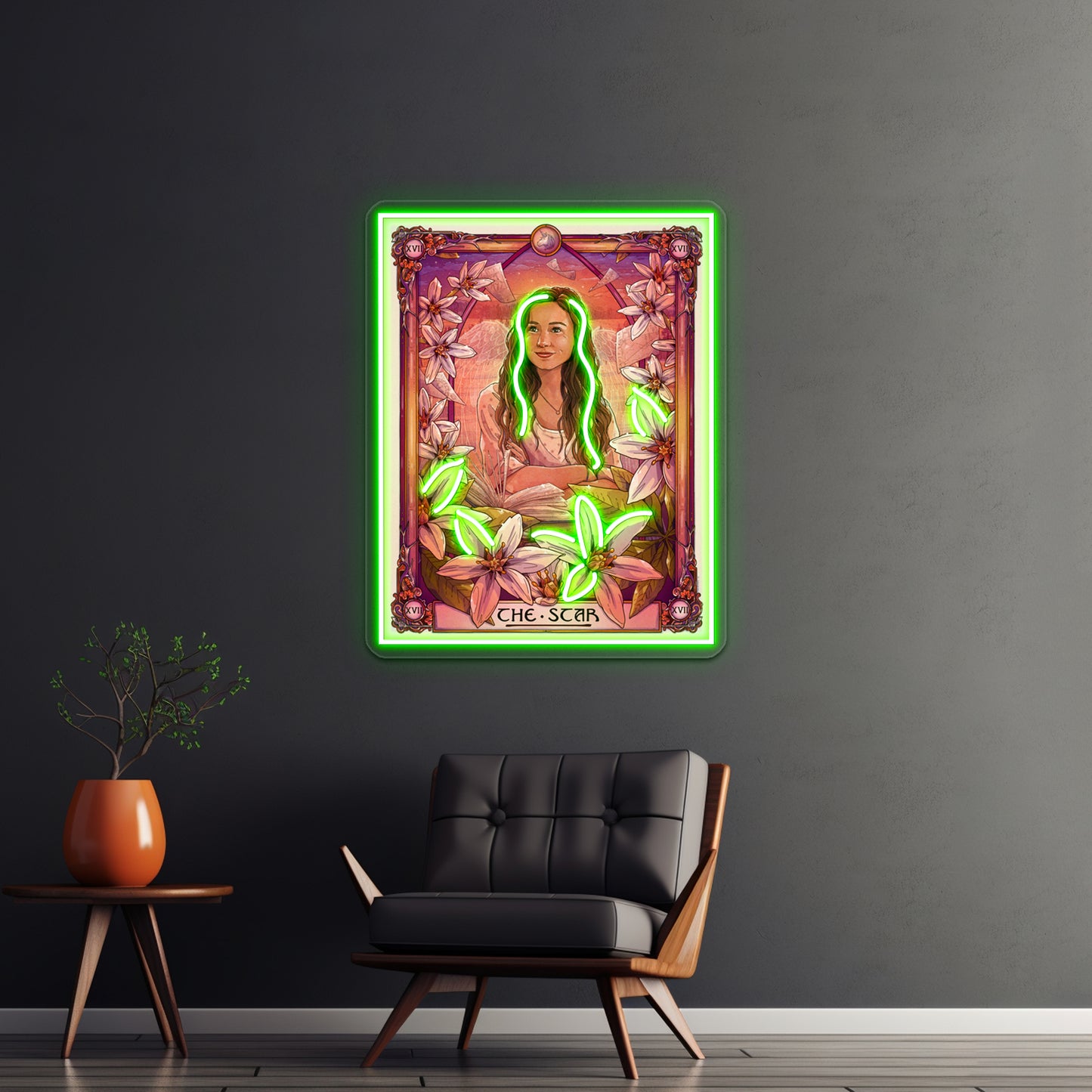 Waverly The Star Wynonna Earp Tarot Artwork Neon Signs Custom