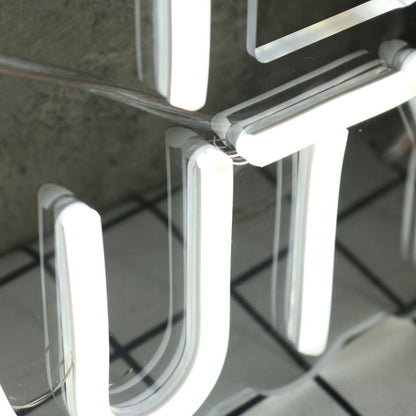 Wavy Beauty White Led Neon Sign - Shineneon