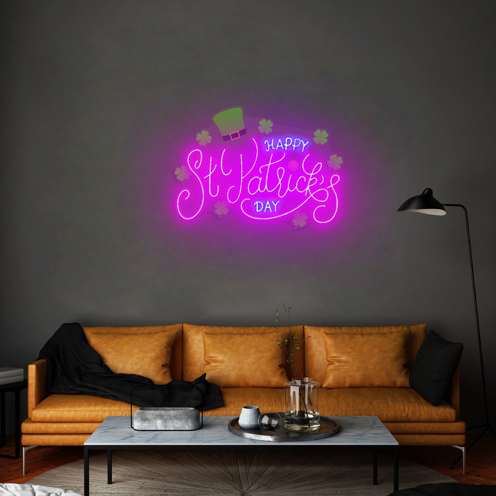 Wavy Merry Christmas Led Neon Acrylic Artwork For Sale