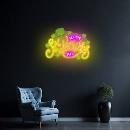 Wavy Merry Christmas Led Neon Acrylic Artwork For Sale