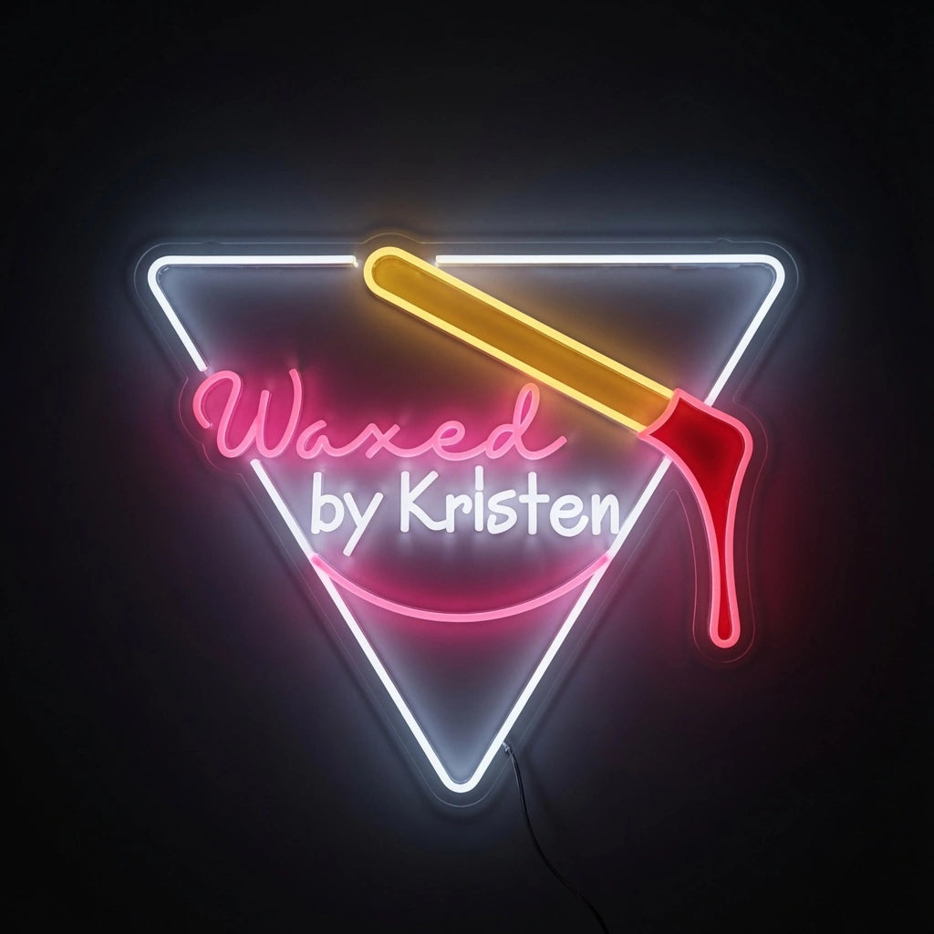 Waxed By Kristen LED Neon Sign - 01 Original Product Image