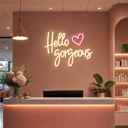 Way Feel Aan Een Bay LED Neon Sign size image