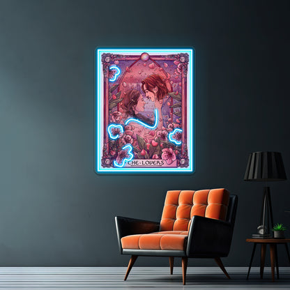 Wayhaught The Lovers Wynonna Earp Tarot Artwork Neon Signs Custom