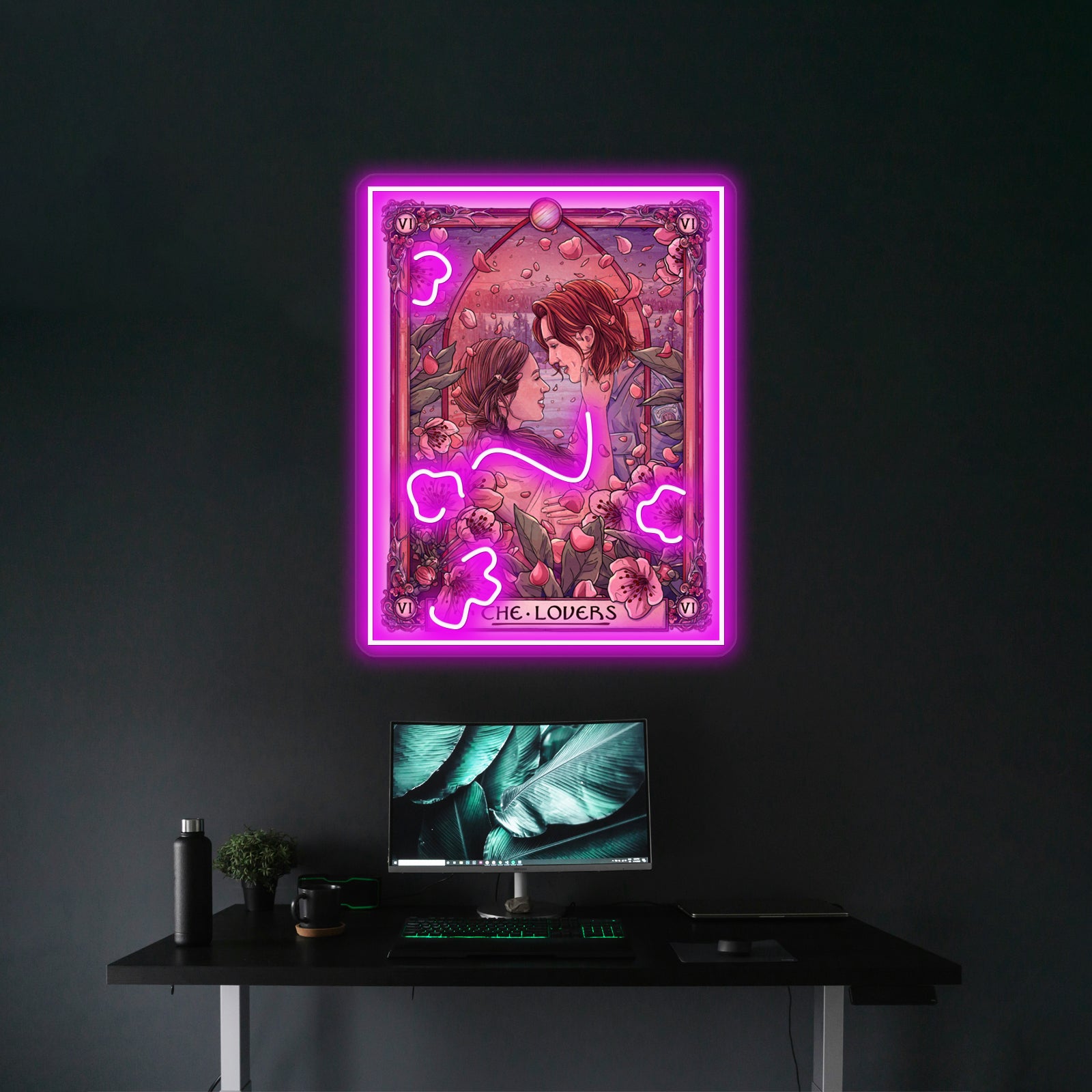 Wayhaught The Lovers Wynonna Earp Tarot Artwork Neon Signs Custom | Shineneon