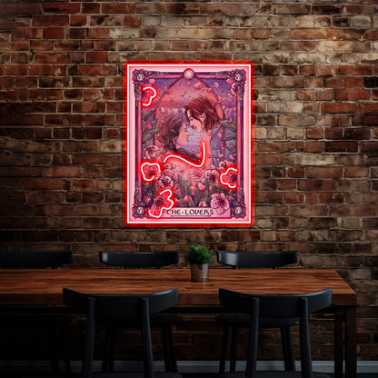 Wayhaught The Lovers Wynonna Earp Tarot Artwork Neon Signs Custom