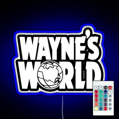 Waynes World Rgb Led Neon Sign Pop Wall Art