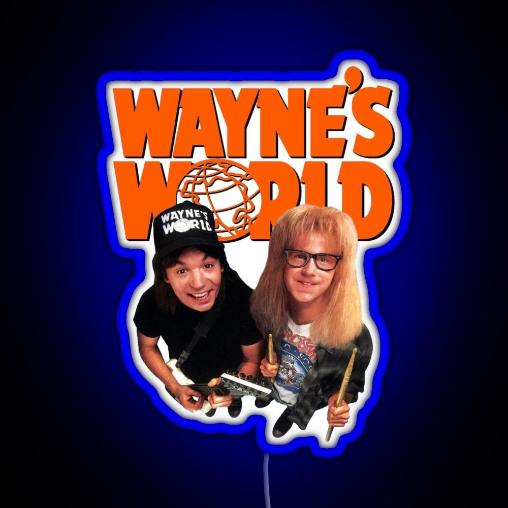 Waynes World Rgb Led Sign