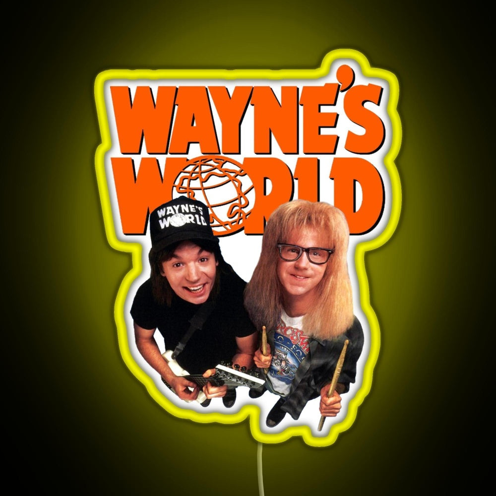 Waynes World Rgb Led Sign